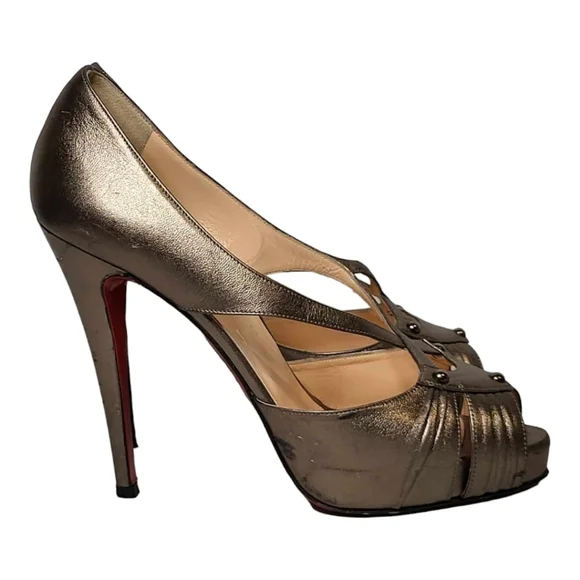 CHRISTIAN LOUBOUTIN Leather Sandals SZ 39